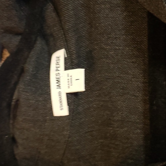 Standard James perse charcoal gray black long sleeve wool blend tunic small - Picture 5 of 11